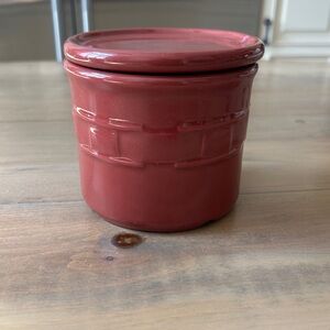 Longaberger woven crock